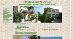 Desktop Screenshot of minoica-apartments.com